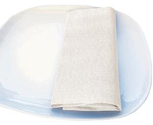 Tovagliolo Airlaid in carta a secco MCR 40x40 Lino colore crema 50 pez
