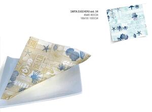 Tovagliolo Airlaid in carta a secco MCR 40x40 Ocean colore zucchero 50
