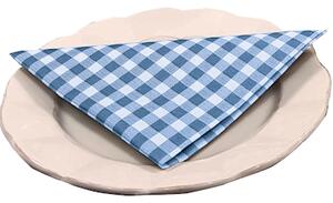 Tovagliolo Airlaid in carta a secco MCR 40x40 Quadretto colore blu 50