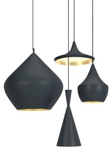 Tom Dixon Beat Range Round sospensione 4 luci nero