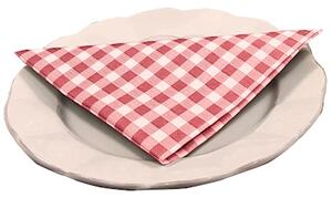 Tovagliolo Airlaid in carta a secco MCR 40x40 Quadretto colore bordeau