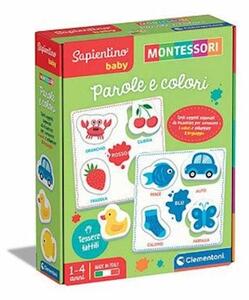 Montessori baby parole e colori