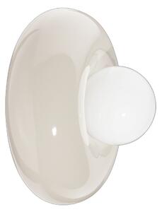 Applique Vintage Decò Bumbum Ceramica Crema 1 Luce G9