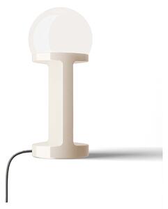 Lampada Da Tavolo Classica Habea Ceramica Crema 1 Luce E14