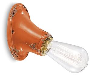 Applique Vintage arancio 11 cm Ferroluce