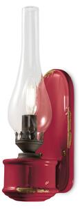 Applique Vintage Candela Ceramica Bordeaux 1 Luce E14