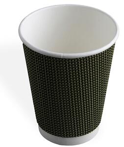 Bicchieri caffè in cartoncino+PLA per bevande calde USOBIO DOUBLE WALL