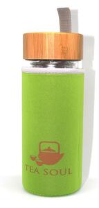 Custodia per thermos in neoprene verde