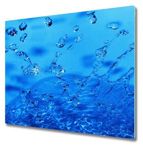 Tagliere in vetro Gocce d'acqua 60x52 cm