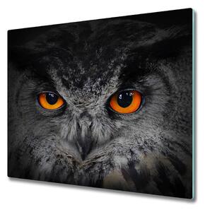 Tagliere in vetro Owl Devilish Eyes 60x52 cm