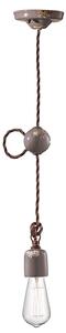 Sospensione Vintage Ceramica Tortora 1 Luce E27