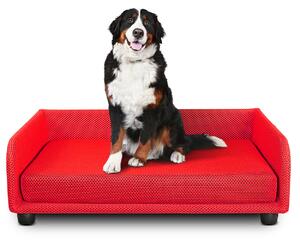 Cuccia per cani - Divano letto King Dog Home 70X90 Rosso