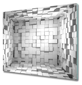 Tagliere in vetro Cubi 60x52 cm