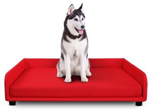 Cuccia per cani - Divano letto King Dog Home 95X120 Rosso