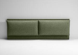Testata Letto Imbottita - ROMA Verde 160x190 cm