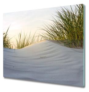 Tagliere in vetro Dune costieri 60x52 cm