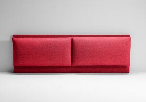 Testata Letto Imbottita - ROMA Rosso 160x190 cm