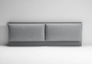 Testata Letto Imbottita - ROMA Grigio 160x190 cm