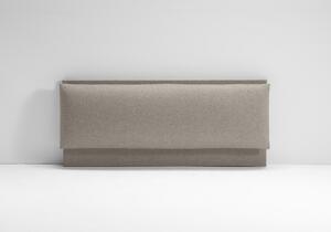 Testata Letto Imbottita - ROMA Tortora 120x190 cm