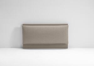 Testata Letto Imbottita - ROMA Tortora 90x190 cm