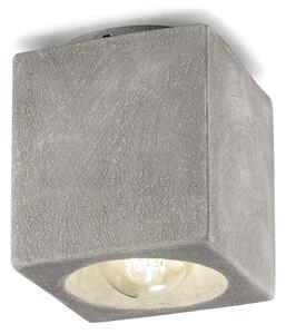 Plafoniera Vintage Ceramica Cemento 1 Luce E27