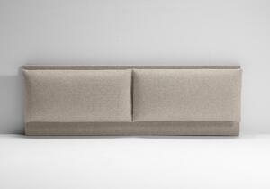 Testiera letto Erdweis in legno di mango naturale, 160 x 9 x 120 cm
