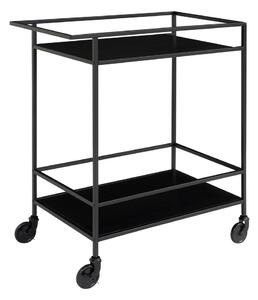 Carrello bar nero con struttura in acciaio Vita - House Nordic