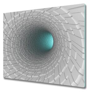 Tagliere in vetro Tunnel 3D 60x52 cm