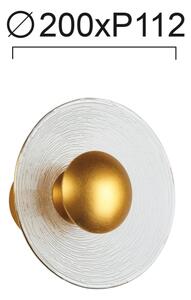 Lampada da parete a LED GLAMOUR LED/9W/230V dorata