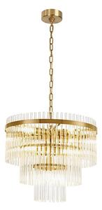 Lampadario a catena SABRINA 7xE14/40W/230V, dorato