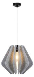 Lampada a sospensione con cavo MARGARET 1xE27/40W/230V grigio