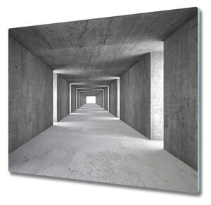 Tagliere in vetro Tunnel di cemento 60x52 cm