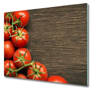 Tagliere in vetro Pomodori sul legno 60x52 cm