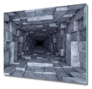 Tagliere in vetro Tunnel 60x52 cm