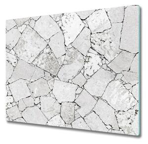 Tagliere in vetro temperato Muro di pietra 60x52 cm