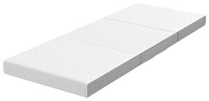 HOMCOM Materasso Pieghevole 195x75cm, 10cm, Rivestimento Lavabile, Ideale per Ospiti/Campeggio | Aosom Italy