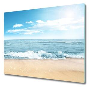 Tagliere in vetro Spiaggia 60x52 cm