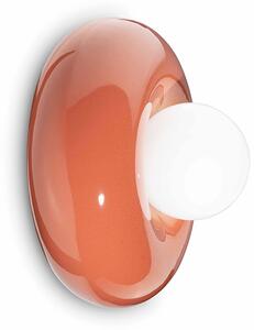 Applique Vintage Decò Bumbum Ceramica Arancio Pokè 1 Luce G9