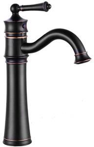 Rubinetto da lavabo Rea Vintage Old Black High