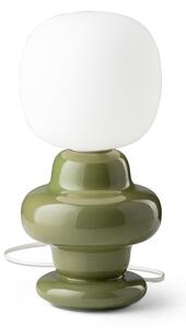 Applique Vintage Decò Copacabana Ceramica Verde 1 Luce E27