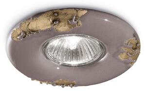 Spot Vintage Ceramica Tortora 1 Luce Gu10 11Cm