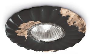 Spot Vintage Ceramica Nera 1 Luce Gu10 12Cm
