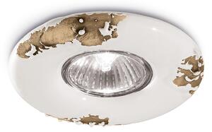 Spot Vintage Ceramica Bianca 1 Luce Gu10 11Cm
