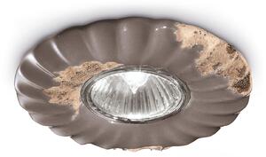 Spot Vintage Ceramica Tortora 1 Luce Gu10 12Cm