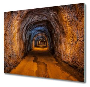 Tagliere in vetro Tunnel sotterraneo 60x52 cm