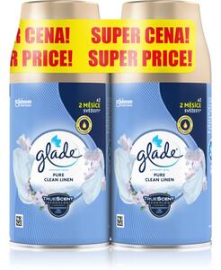 GLADE Pure Clean Linen deodorante automatico per ambienti ricarica 2x269 ml