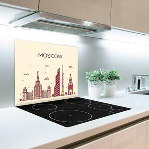 Tagliere in vetro Edifici di Mosca 60x52 cm