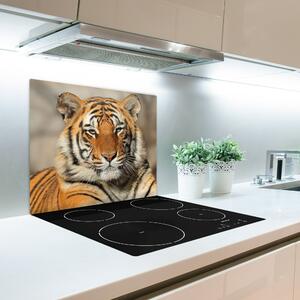 Tagliere in vetro temperato Tigre del Bengala 60x52 cm