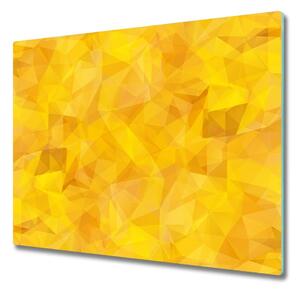 Tagliere in vetro Astrazione di triangoli 60x52 cm