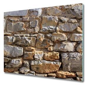Tagliere in vetro Muro di pietra 60x52 cm